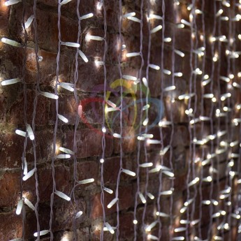 Гирлянда NEON-NIGHT ДОЖДЬ 600 LED белые Гирлянда NEON-NIGHT ДОЖДЬ 600 LED белые