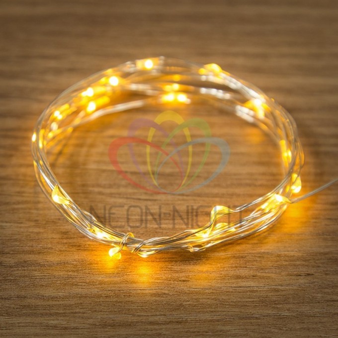 Гирлянда NEON-NIGHT РОСА 20 LED желтые 303-001