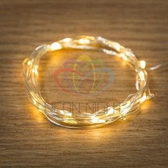 Гирлянда NEON-NIGHT РОСА 20 LED тепло-белые Гирлянда NEON-NIGHT РОСА 20 LED тепло-белые