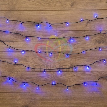 Гирлянда NEON-NIGHT ТВИНКЛ ЛАЙТ 120 LED синие Гирлянда NEON-NIGHT ТВИНКЛ ЛАЙТ 120 LED синие