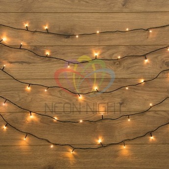 Гирлянда NEON-NIGHT ТВИНКЛ ЛАЙТ 120 LED тепло-белые Гирлянда NEON-NIGHT ТВИНКЛ ЛАЙТ 120 LED тепло-белые