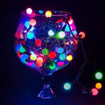 Гирлянда NEON-NIGHT МУЛЬТИШАРИКИ 80 LED мультиколор, 17,5 мм, 10 м Гирлянда NEON-NIGHT МУЛЬТИШАРИКИ 80 LED мультиколор, 17,5 мм, 10 м