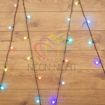 Гирлянда NEON-NIGHT ШАРИКИ 30 LED RGB, 5 м Гирлянда NEON-NIGHT ШАРИКИ 30 LED RGB, 5 м