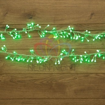 Гирлянда NEON-NIGHT МИШУРА 288 LED зеленые, 3 м Гирлянда NEON-NIGHT МИШУРА 288 LED зеленые, 3 м