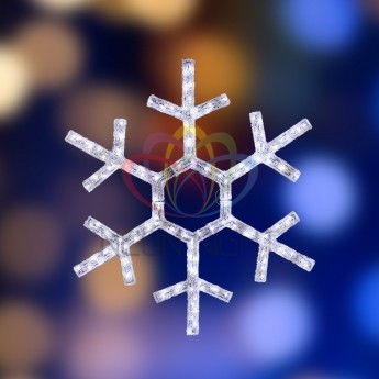 Фигура NEON-NIGHT СНЕЖИНКА белая, 91 см Фигура NEON-NIGHT СНЕЖИНКА белая, 91 см