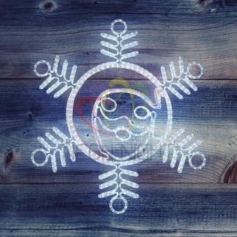 Фигура NEON-NIGHT СНЕЖИНКА С ДЕДОМ МОРОЗОМ Фигура NEON-NIGHT СНЕЖИНКА С ДЕДОМ МОРОЗОМ