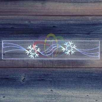 Фигура световая NEON-NIGHT ДВЕ СНЕЖИНКИ Фигура световая NEON-NIGHT ДВЕ СНЕЖИНКИ