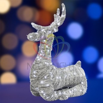 Фигура объемная NEON-NIGHT ОЛЕНЬ ЛЕЖАЧИЙ ПУШИСТЫЙ Фигура объемная NEON-NIGHT ОЛЕНЬ ЛЕЖАЧИЙ ПУШИСТЫЙ