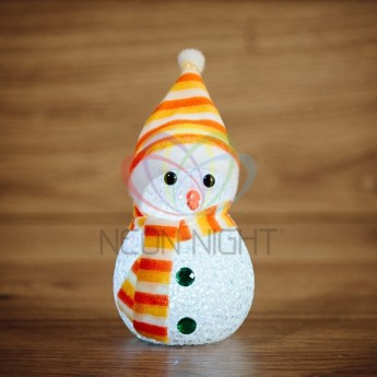 Светодиодная фигура NEON-NIGHT СНЕГОВИК, 17 см