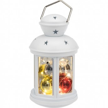 Декоративный фонарь NEON-NIGHT С ШАРИКАМИ БЕЛЫЙ Декоративный фонарь NEON-NIGHT С ШАРИКАМИ БЕЛЫЙ