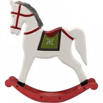 Деревянная фигурка NEON-NIGHT ИГРУШЕЧНЫЙ ПОНИ БЕЛЫЙ