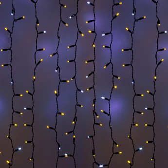 Дождь (занавес) NEON-NIGHT 2х1,5м, черный ПВХ, мерцающий Flashing, 360 LED жёлтые Дождь (занавес) NEON-NIGHT 2х1,5м, черный ПВХ, мерцающий Flashing, 360 LED жёлтые