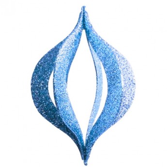 Елочная фигура NEON-NIGHT Сосулька складная 3D, 51 см, синий