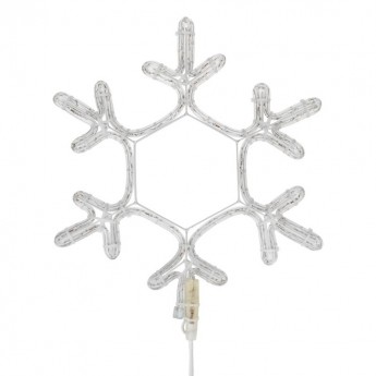 Фигура снежинка NEON-NIGHT цвет свечения синий, 45х38 см