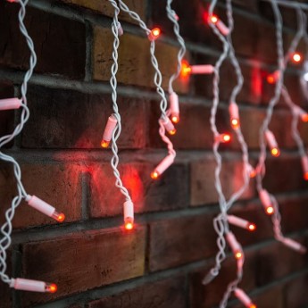 Гирлянда NEON-NIGHT АЙСИКЛ С ЭФФЕКТОМ МЕРЦАНИЯ 176 LED красные Гирлянда NEON-NIGHT АЙСИКЛ С ЭФФЕКТОМ МЕРЦАНИЯ 176 LED красные