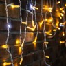 Гирлянда NEON-NIGHT АЙСИКЛ С ЭФФЕКТОМ МЕРЦАНИЯ 176 LED желтые 255-161