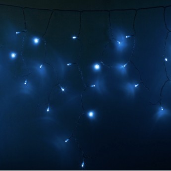 Гирлянда NEON-NIGHT айсикл (бахрома), 4,8х0,6 м, прозрачный ПВХ, 176 LED синие Гирлянда NEON-NIGHT айсикл (бахрома), 4,8х0,6 м, прозрачный ПВХ, 176 LED синие
