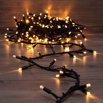 Гирлянда NEON-NIGHT кластер 10 м, черный каучук, IP67, 200 LED, теплый белый Гирлянда NEON-NIGHT кластер 10 м, черный каучук, IP67, 200 LED, теплый белый