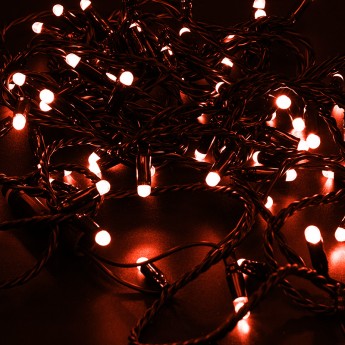 Гирлянда NEON-NIGHT НИТЬ 10м (2 модуля x 5м), черный ПВХ, 100 LED Красный, 230В Гирлянда NEON-NIGHT НИТЬ 10м (2 модуля x 5м), черный ПВХ, 100 LED Красный, 230В