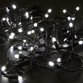 Гирлянда NEON-NIGHT НИТЬ flashing 10 м (2 модуля x 5м), черный ПВХ, 100 LED Белый, 230В Гирлянда NEON-NIGHT НИТЬ flashing 10 м (2 модуля x 5м), черный ПВХ, 100 LED Белый, 230В