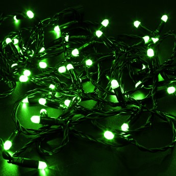 Гирлянда NEON-NIGHT НИТЬ flashing 10м (2 модуля x 5м), прозрачный ПВХ, 100 LED Зеленый, 24В Гирлянда NEON-NIGHT НИТЬ flashing 10м (2 модуля x 5м), прозрачный ПВХ, 100 LED Зеленый, 24В