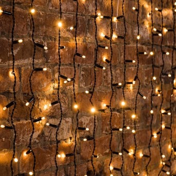 Гирлянда NEON-NIGHT СВЕТОДИОДНЫЙ ДОЖДЬ 360 LED теплые белые, ПВХ Гирлянда NEON-NIGHT СВЕТОДИОДНЫЙ ДОЖДЬ 360 LED теплые белые, ПВХ