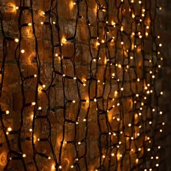 Гирлянда NEON-NIGHT СВЕТОДИОДНЫЙ ДОЖДЬ ЧЕРНЫЙ КАУЧУК 760 LED желтые Гирлянда NEON-NIGHT СВЕТОДИОДНЫЙ ДОЖДЬ ЧЕРНЫЙ КАУЧУК 760 LED желтые