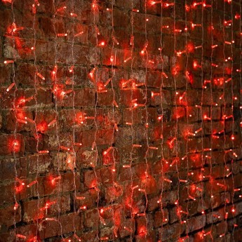 Гирлянда NEON-NIGHT СВЕТОДИОДНЫЙ ДОЖДЬ ПВХ 360 LED красные Гирлянда NEON-NIGHT СВЕТОДИОДНЫЙ ДОЖДЬ ПВХ 360 LED красные