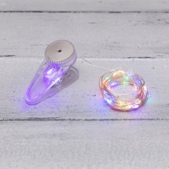 Гирлянда роса NEON-NIGHT с прищепкой 3 м, 30 LED, цвет свечения мультиколор Гирлянда роса NEON-NIGHT с прищепкой 3 м, 30 LED, цвет свечения мультиколор