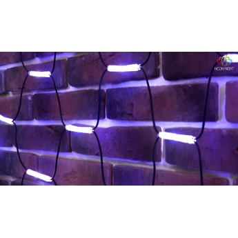 Гирлянда-сеть NEON-NIGHT 2x3м, черный каучук, 432 LED белые/синие Гирлянда-сеть NEON-NIGHT 2x3м, черный каучук, 432 LED белые/синие