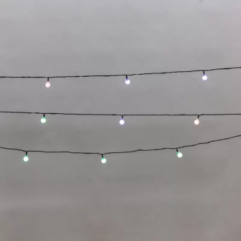 Гирлянда светодиодная NEON-NIGHT HOME Шарики 5м, 20LED, IP20, зеленый провод, свечение мульти (RG/RB), мигание, 230В Гирлянда светодиодная NEON-NIGHT HOME Шарики 5м, 20LED, IP20, зеленый провод, свечение мульти (RG/RB), мигание, 230В