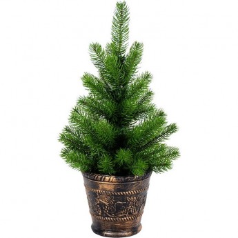 Искусственная ель NEON-NIGHT ЕЛОЧКА В ПЛАСТИКОВОМ ГОРШКЕ ПВХ, 45 см