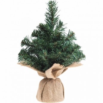 Искусственная ель NEON-NIGHT ЕЛОЧКА В ПЛЕТЕНОМ МЕШОЧКЕ ПВХ, 30 см