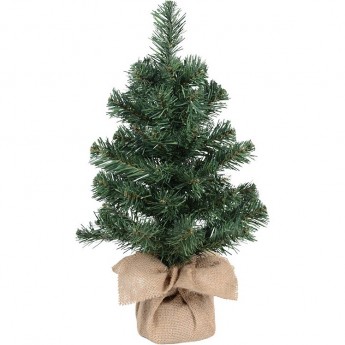 Искусственная ель NEON-NIGHT ЕЛОЧКА В ПЛЕТЕНОМ МЕШОЧКЕ ПВХ, 45 см