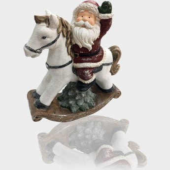 Керамическая фигурка NEON-NIGHT ДЕД МОРОЗ НА КОНЕ Керамическая фигурка NEON-NIGHT ДЕД МОРОЗ НА КОНЕ