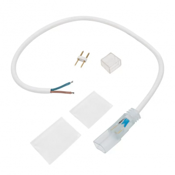 Коннектор NEON-NIGHT с проводом для двухстороннего неона 8х16 мм