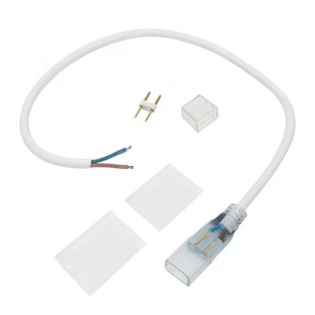 Коннектор NEON-NIGHT с проводом для одностороннего неона 8х16мм