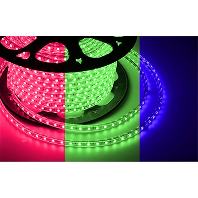 LED Лента NEON-NIGHT 220В, 13*8 мм, SMD 5050, 60 LED/m RGB 142-109