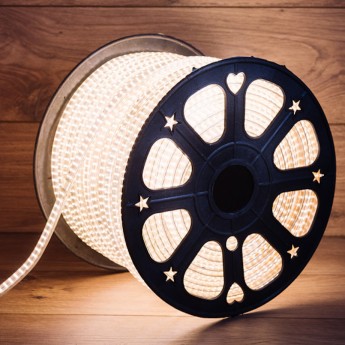 LED Лента NEON-NIGHT 220В, 6.5x15мм, SMD 3014, 240 LED/м белая