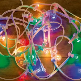 Набор Белт-Лайт NEON-NIGHT 10 м, белый каучук, 30 ламп, мультиколор, IP65 Набор Белт-Лайт NEON-NIGHT 10 м, белый каучук, 30 ламп, мультиколор, IP65