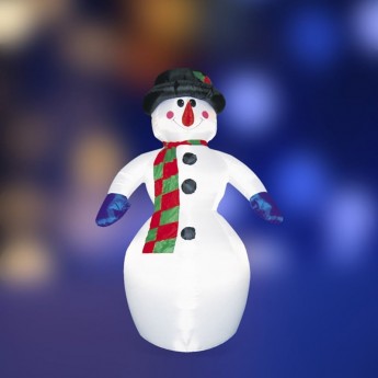 Надувная 3D-фигура NEON-NIGHT СНЕГОВИК 6 м