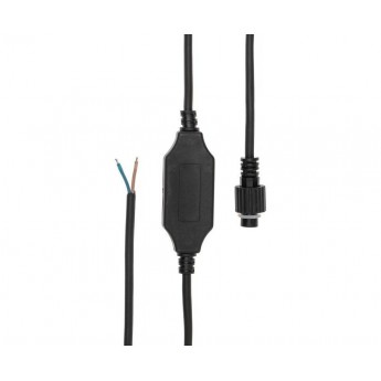 Шнур питания NEON-NIGHT для уличных гирлянд (без вилки) 3А черный ПВХ IP65