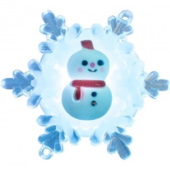 Светодиодная фигурка NEON-NIGHT СНЕГОВИК НА СНЕЖИНКЕ