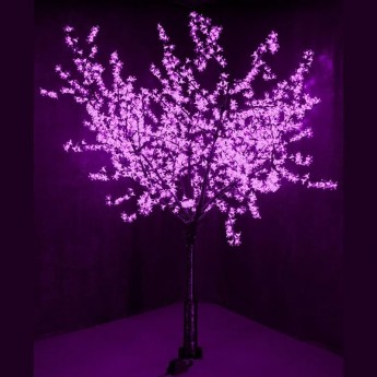 Светодиодное дерево NEON-NIGHT САКУРА 1728 LED цвет фиолетовый Светодиодное дерево NEON-NIGHT САКУРА 1728 LED цвет фиолетовый